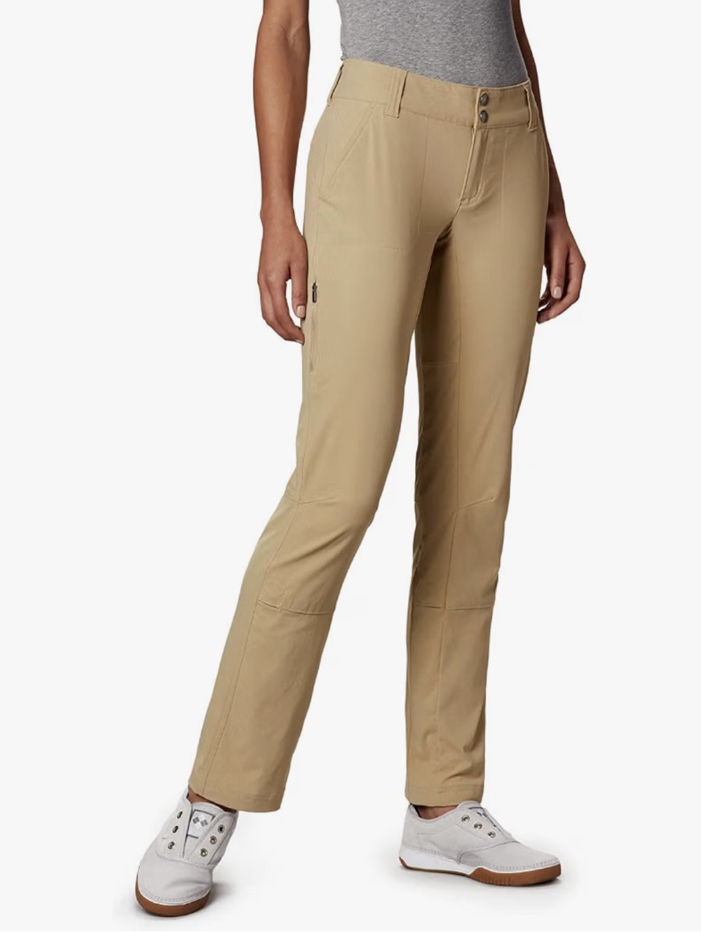 Columbia Saturday Trail Straight Leg Hiking Pants in Tan Size 6 Hiking NWT